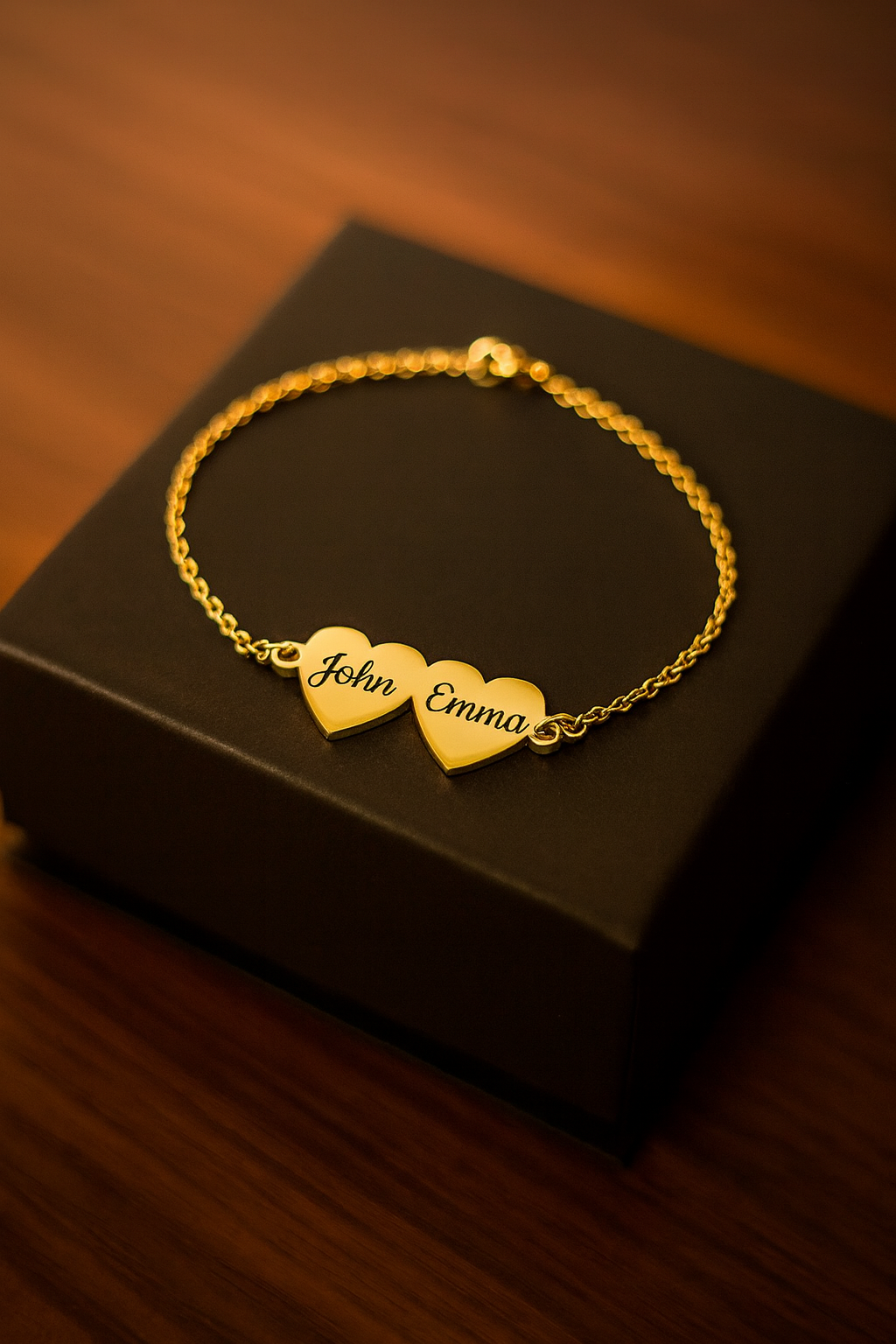 multi-heart pendant bracelet